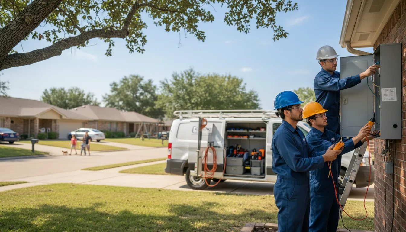 Certified electrician providing emergency electrical services in Fort Towson, OK